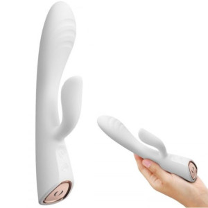 Wibrator Flexi 2 silniki GRZAŁKA Rabbit White