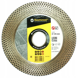 BAUMESSER tarcza diamentowa Pro Gres do płytek 125