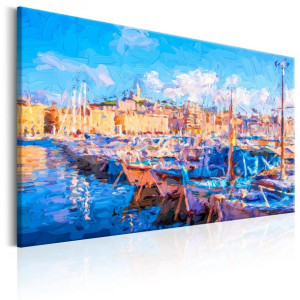 Obraz - Błękitny port [Rozmiar: 120X80]
