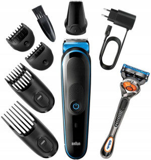 Trymer Maszynka Golarka Braun Mgk5245 + Gillette