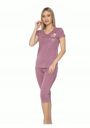 Piżama Damska Angel Secret Wiskoza 5XL 58 60 **