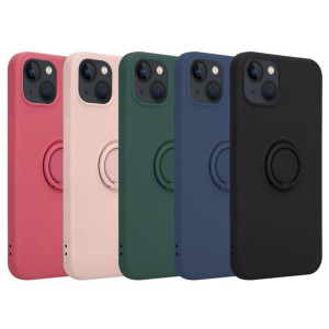 Etui Silicon Ring do Samsung A52 4G/5G różowy