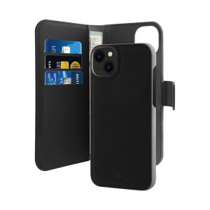 Etui PURO Wallet Detachable 2w1 Apple iPhone 14/13 (czarny)