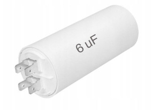 Kondensator rozruchowy silnikowy 6uF 450V