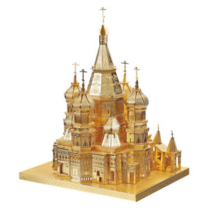 Piececool Puzzle Metalowe Model 3D - Sobór Wasyla