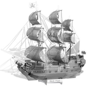 Piececool Puzzle Metalowe Model 3D - Statek Czarna Perła
