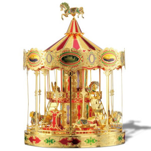 Piececool Puzzle Metalowe Model 3D - Merry Go Around