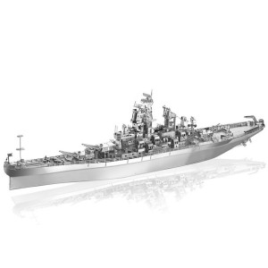 Piececool Puzzle Metalowe Model 3D - Statek USS Missouri