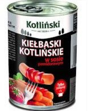 Pakiet 12szt Kotlin Kiełbaski kotlińskie w sosie pomidorowym