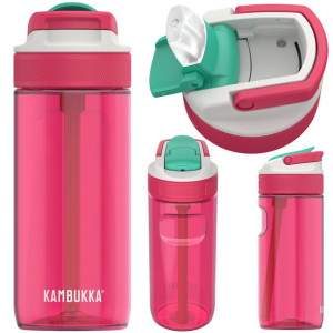 Butelka Tritanowa na wodę Kambukka Lagoon 500ml Bubblegum Bidon dla kobiety