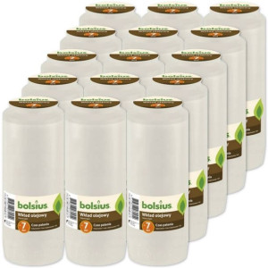 Wkłady do zniczy olejowe Bolsius NR 12 168h 7 dni 15 sztuk