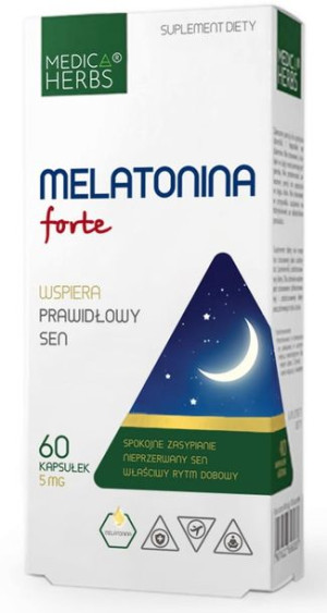 Medica Herbs melatonina forte 5 mg 60k sen