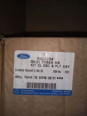 2068834 Zestaw Sprzęgła Oryginał Oe Ford