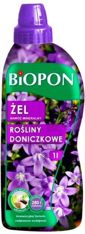 BIOPON Żel nawóz mineralny rośliny doniczkowe 1L