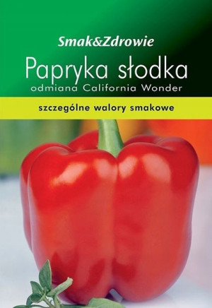 SMAK&ZDROWIE Papryka słodka California Wonder 50 nasion SMACZNA