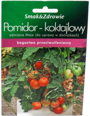 SMAK&ZDROWIE Pomidor koktajlowy Maja do uprawy w doniczkach