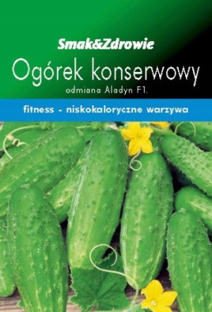 SMAK&ZDROWIE Ogórek gruntowy konserwowy Aladyn 50 nasion
