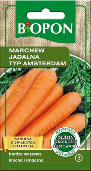 BIOPON Marchew jadalna Amsterdam wczesna krucha nasiona