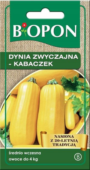 BIOPON Dynia zwyczajna kabaczek średnio wczesny nasiona