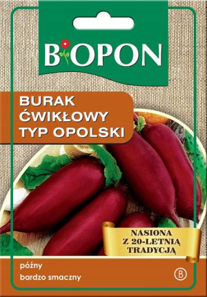 BIOPON Burak ćwikłowy OPOLSKI późny smaczny nasiona