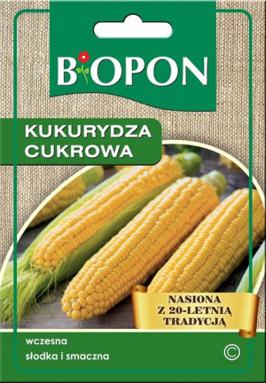 BIOPON Kukurydza cukrowa wczesna słodka smaczna nasiona