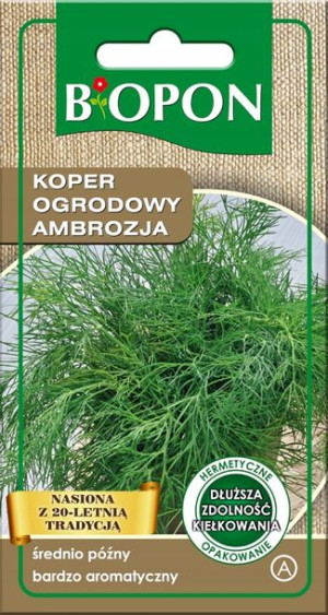 BIOPON Koper ogrodowy AMBROZJA średnio późny nasiona