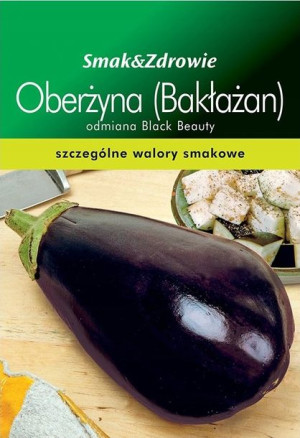 SMAK&ZDROWIE Oberżyna ( Bakłażan) odmiana Black Beauty