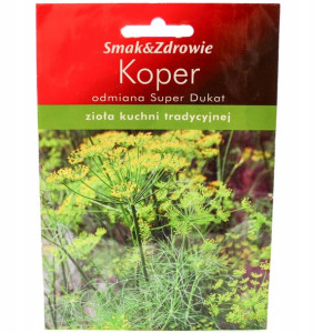 SMAK&ZDROWIE Koper odmiana Super dukat nasiona 1700szt