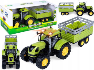 DUMEL Agro Pojazdy TRAKTOR Z PRZYCZEPĄ Światło