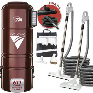 Cyclovac H725 2 Zestawy Optima Max Robot Gratis