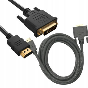 Kabel Dvi-hdmi M/m 2m 2 M Full Hd 2560x1600p