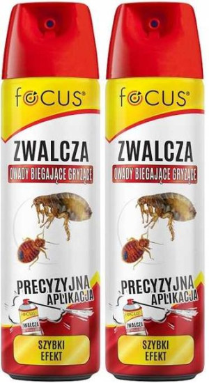 Focus Środek Spray Na Pluskwy Karaluchy Mrówki 600ml