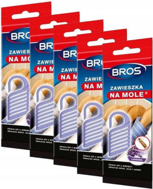 Zawieszka Na Mole Odzieżowe Do Szafy Lawendowa 5op