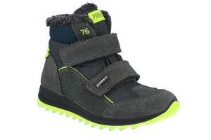 Śniegowce chłopięce PRIMIGI 2886133 szary membrana GORETEX rzepy