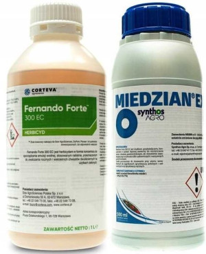 CORTEVA Fernando Forte 300EC 1l+ Miedzian Extra 350SC 0,5l