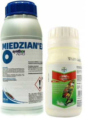 Miedzian Extra 350SC 0,5l + Decis Mega 50 EW 0,25l