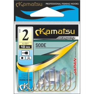 Haczyk Kamatsu Sode nr 6 x10szt nikiel łopatka
