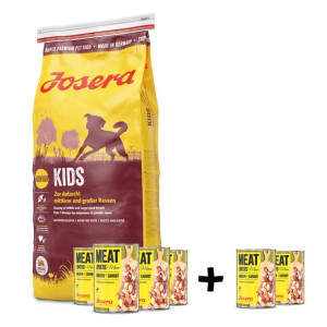 JOSERA Kids 15kg + 6szt MeatLovers (4+2 GRATIS)
