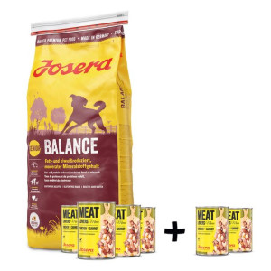 JOSERA Balance Senior/Light 15kg +  6szt MeatLovers (4+2 GRATIS)
