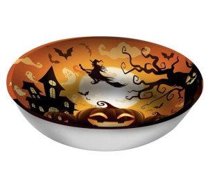 Miska Dynia Nietoperze Halloween 32x6 Cm