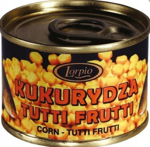 Przynęta naturalna kukurydza Lorpio 70 g tutti fru