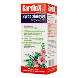 Gardlox7 syrop ziołowy bez cukru 120 ml