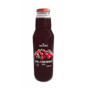 PolBioEco Sok 100% z żurawiny 750 ml