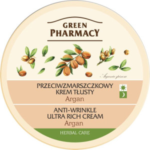 Green Pharmacy, Przeciwzmarszczkowy krem tłusty Argan, 150 ml