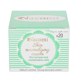 Nacomi, Normalizujący krem na dzień dla młodej cery, 50 ml