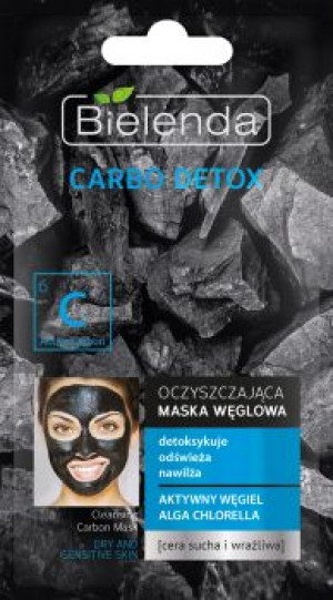 Bielenda, Carbo Detox, Oczyszczająca maska węglowa do cery suchej i wrażliw