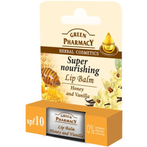 Green Pharmacy, Balsam do ust miód i wanilia SPF 10, 3,6 g