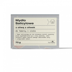 Vis Plantis, Mydło salicylowe z olejem z oliwek, 70 g