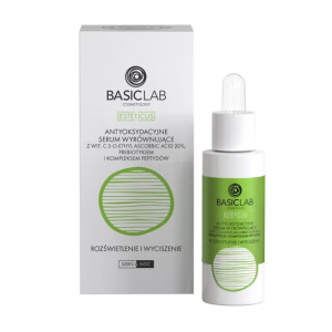 BasicLab, Esteticus, Antyoksydacyjne serum wyrównujące z wit. C 20%, Rozświ