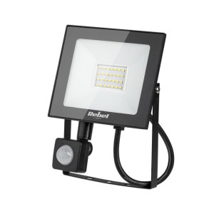 Reflektor LED Rebel 20W  z sensorem zmierzchu i ruchu 4000K (28x2835 SMD),